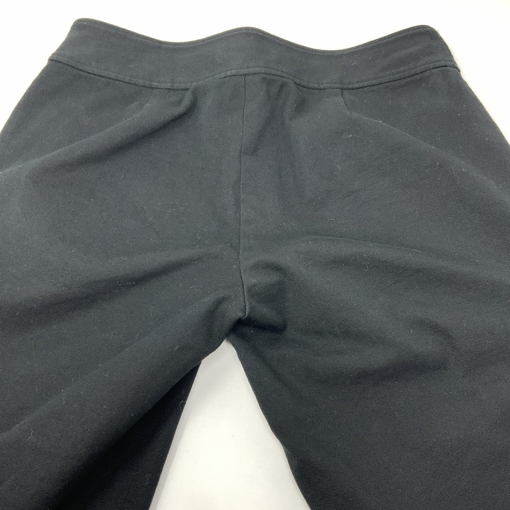 Lauren Ralph Lauren Womens Size 8P Black Pants Straight Leg Stretch Button Side - Picture 4 of 10